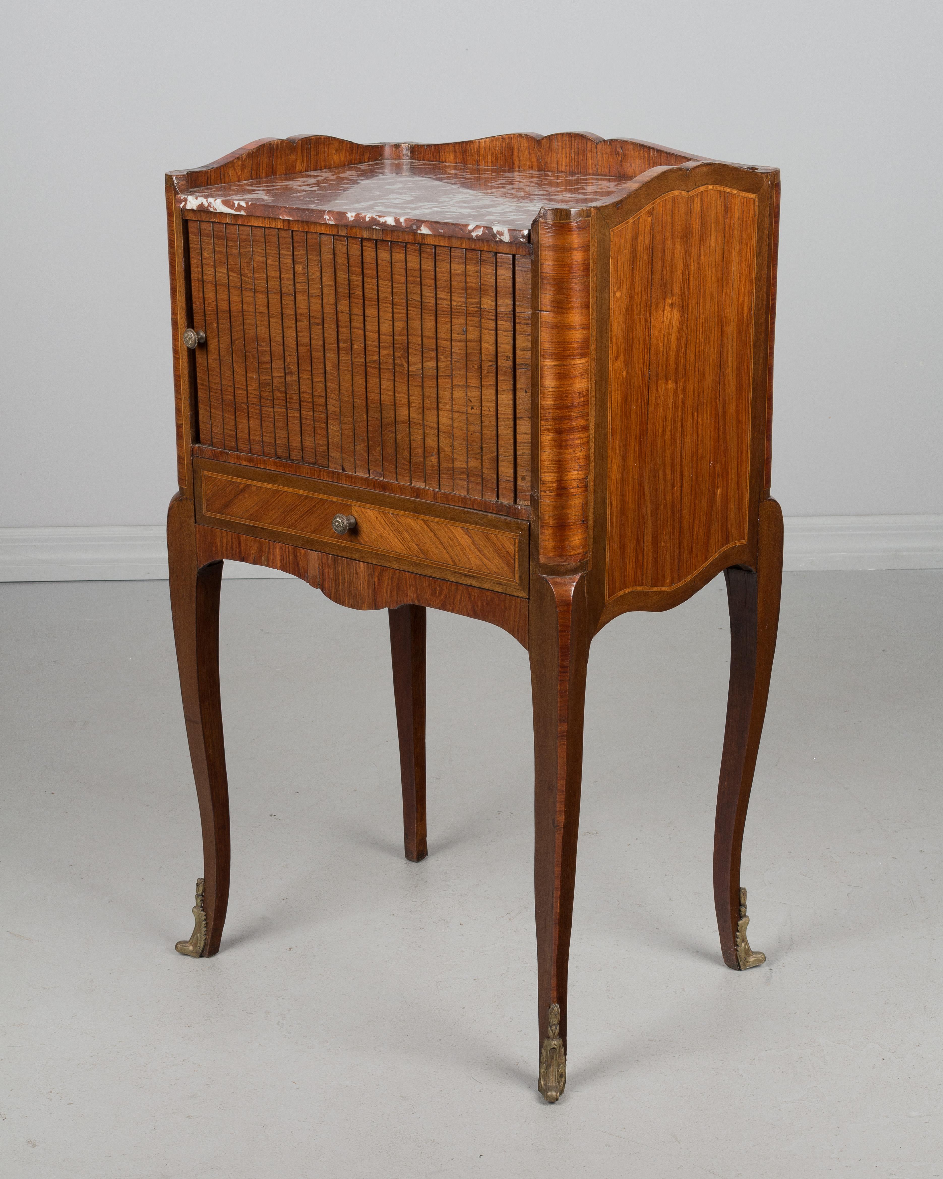 French 19th c. Louis XV Style Rosewood Side Table For Sale
