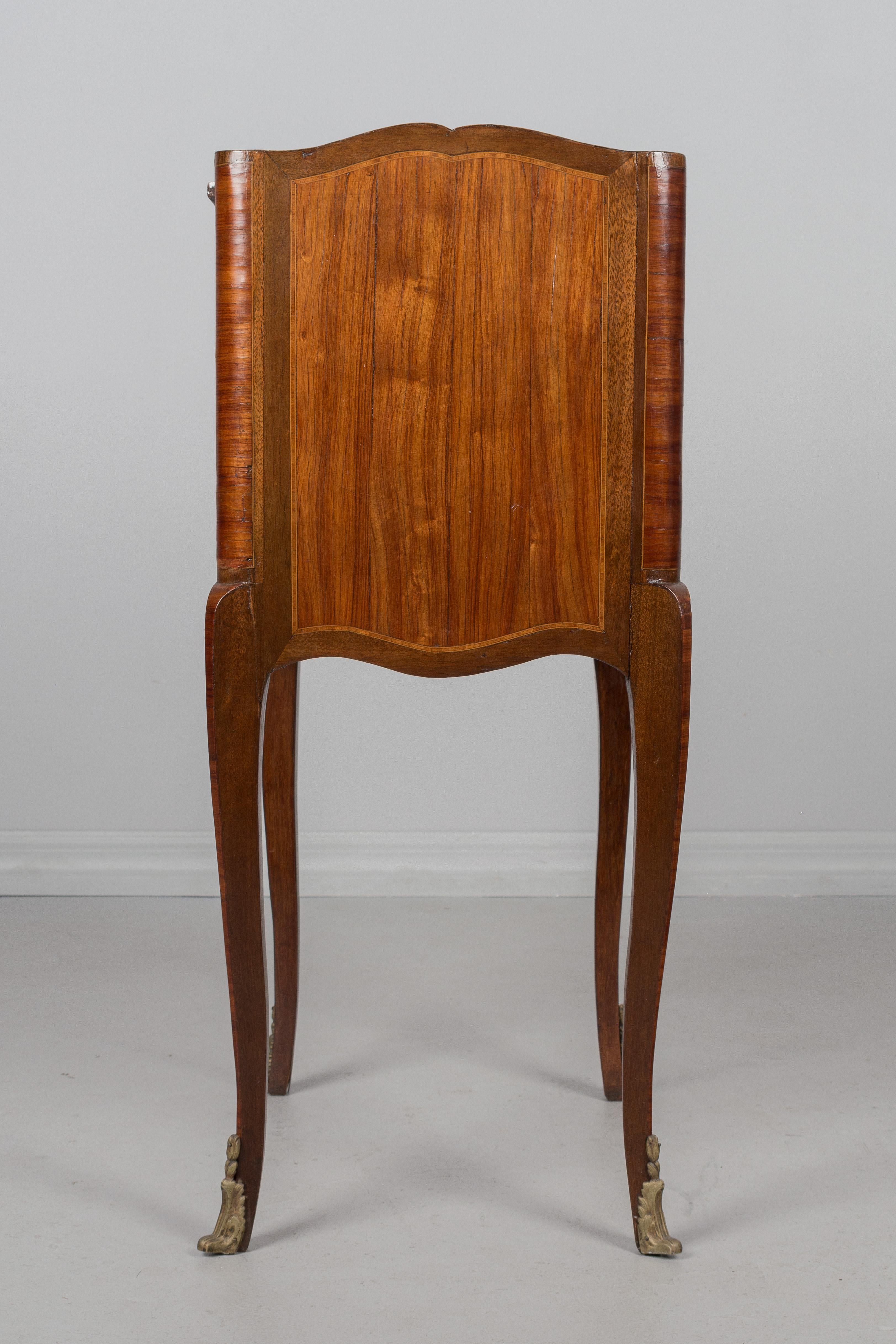 19th c. Louis XV Style Rosewood Side Table In Good Condition For Sale In Winter Park, FL