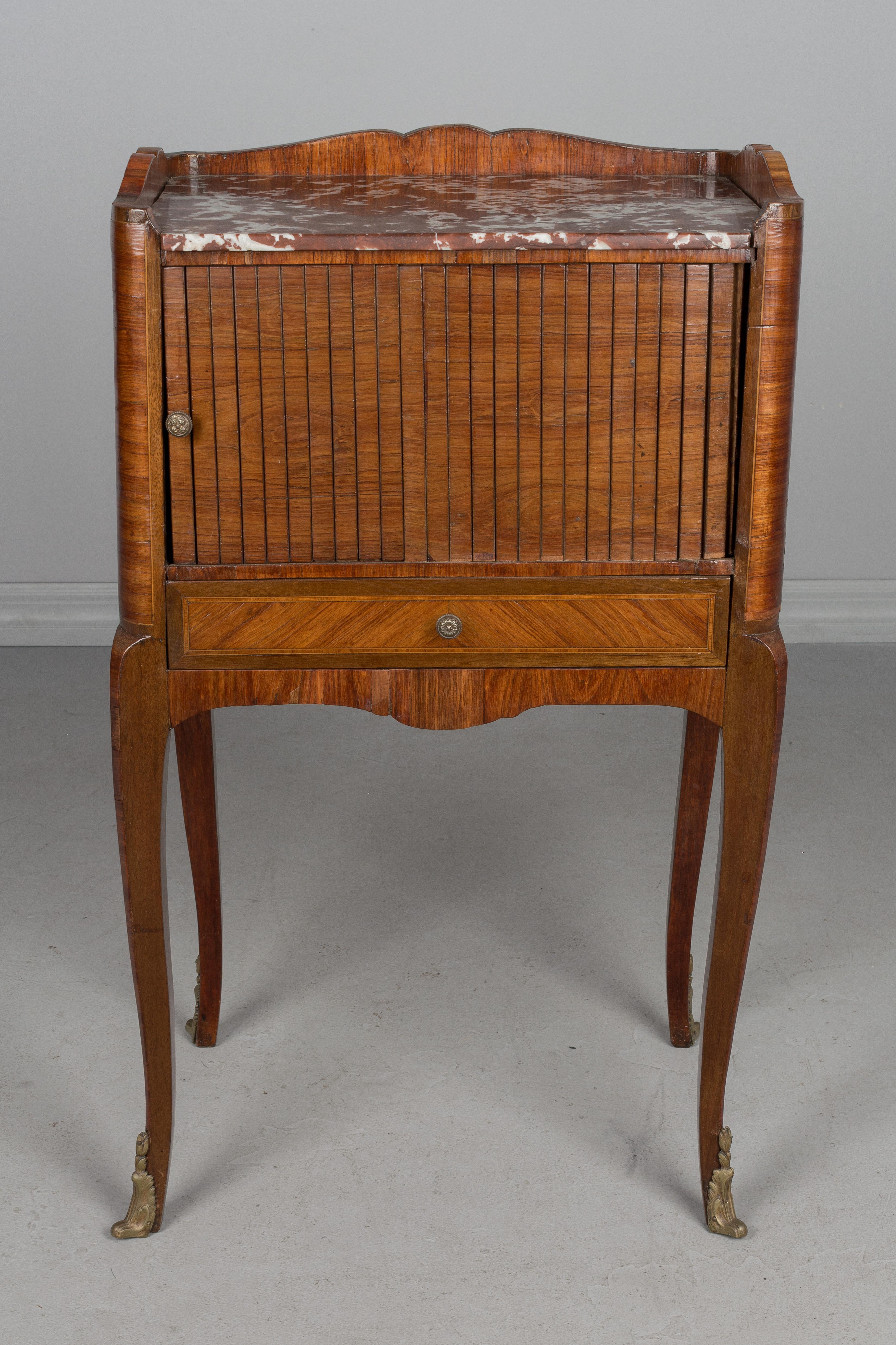 19th Century 19th c. Louis XV Style Rosewood Side Table For Sale