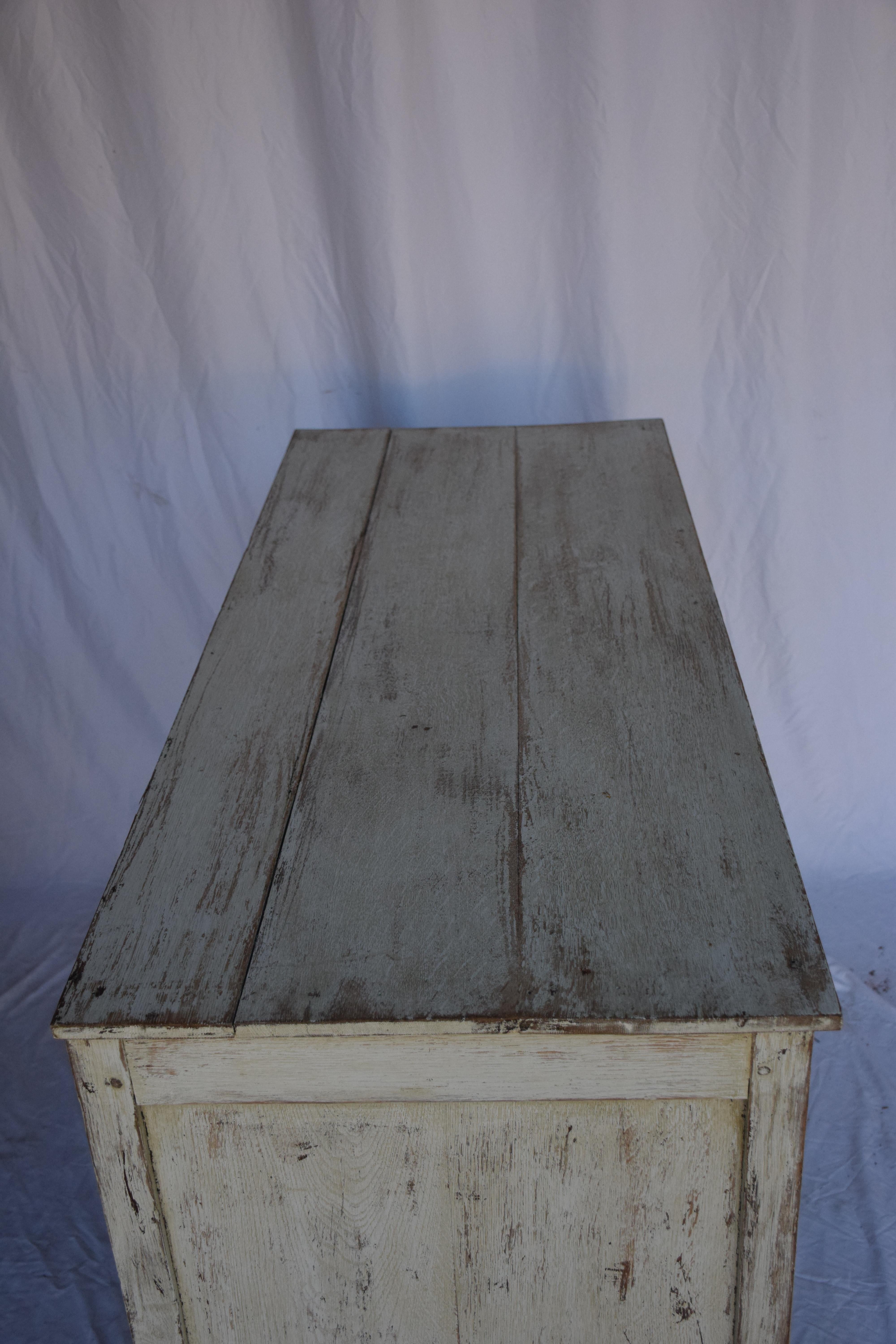 19th C. Louis XVI Painted Commode For Sale 9
