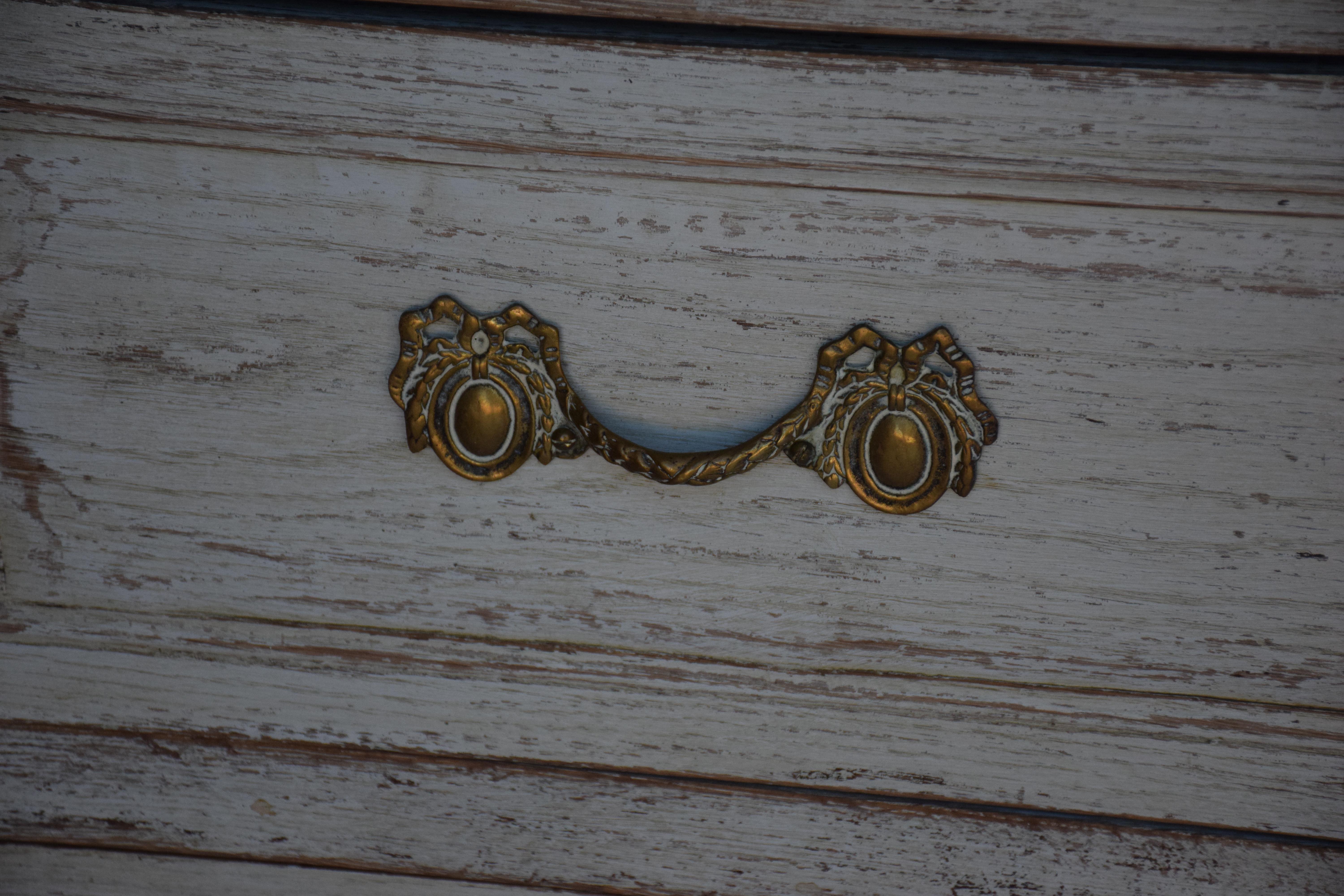 19th C. Louis XVI Painted Commode For Sale 13