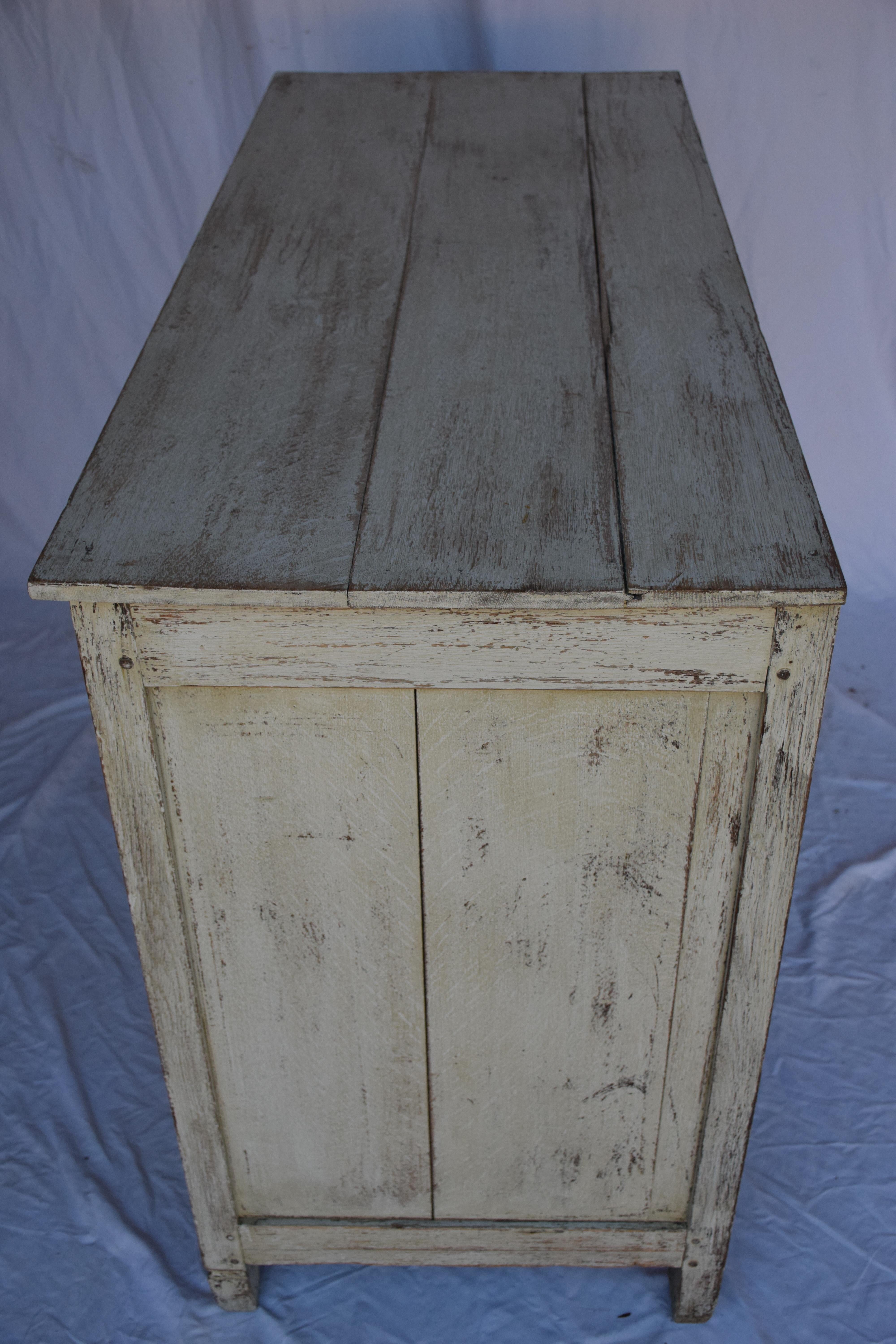 19th C. Louis XVI Painted Commode For Sale 2