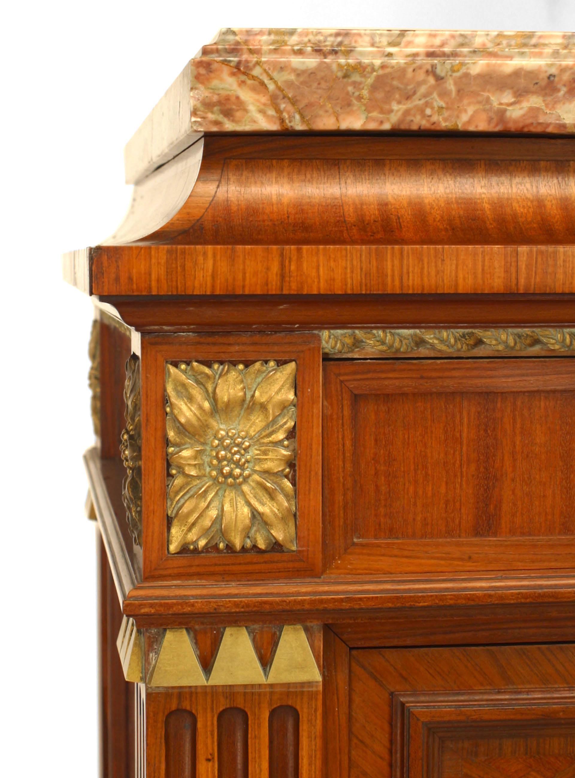 19th Century French Louis XVI Style Inlaid Secretary For Sale