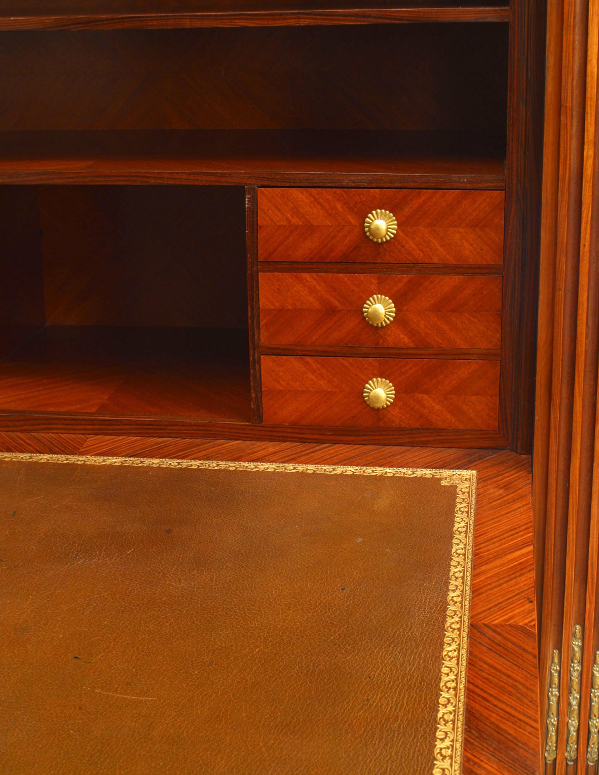 French Louis XVI Style Inlaid Secretary For Sale 1