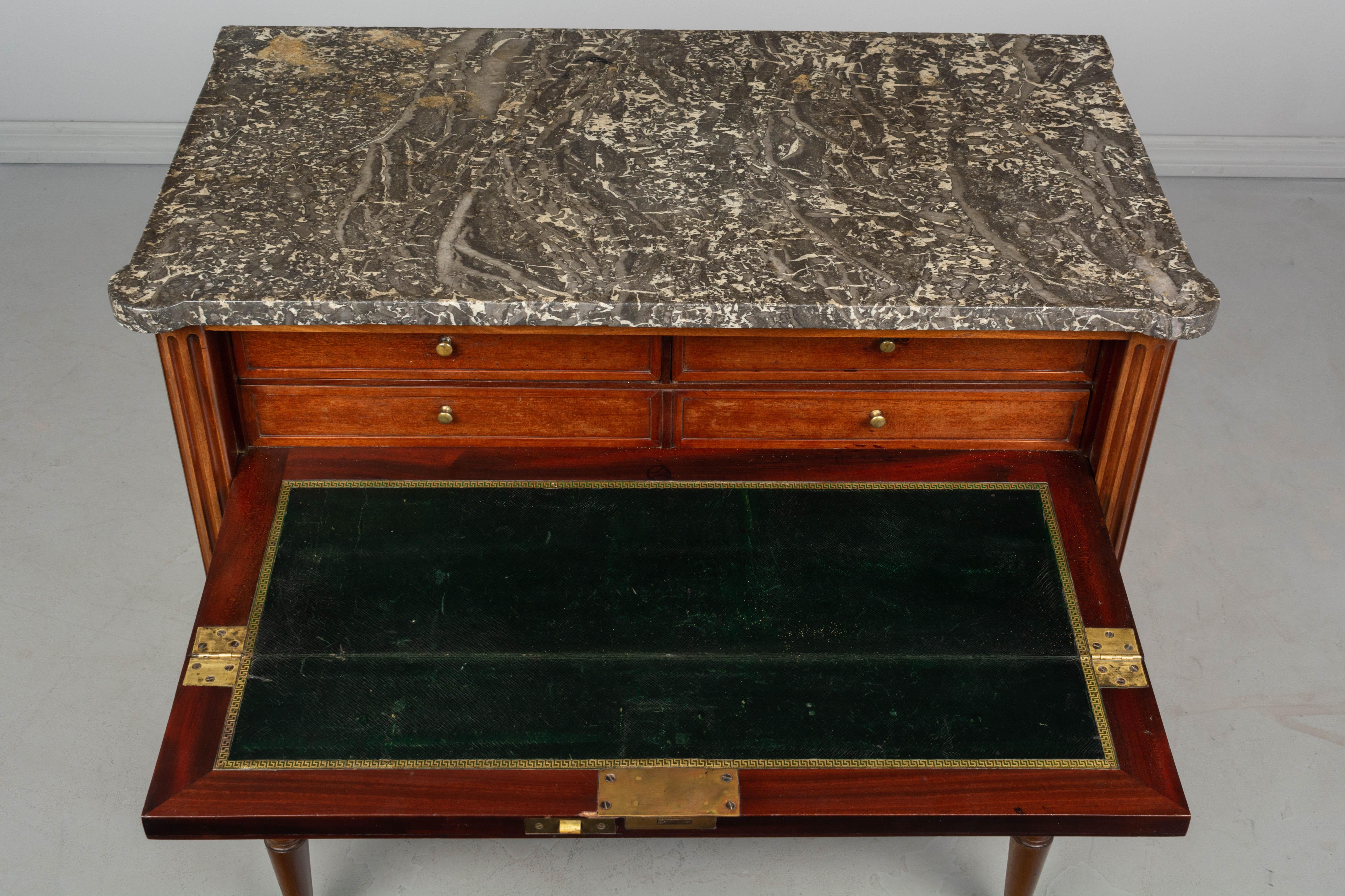 19th Century Louis XVI Style Secrétaire Desk Chest of Drawers 1