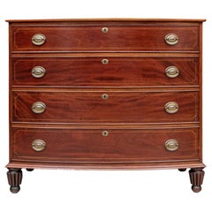 Used 19th C. Mahogany Bow Front Chest