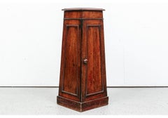 19th Century Mahogany Egyptian Revival Pylon Shaped Cabinet