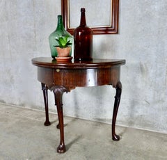 19th Century Mahogany English Games Table