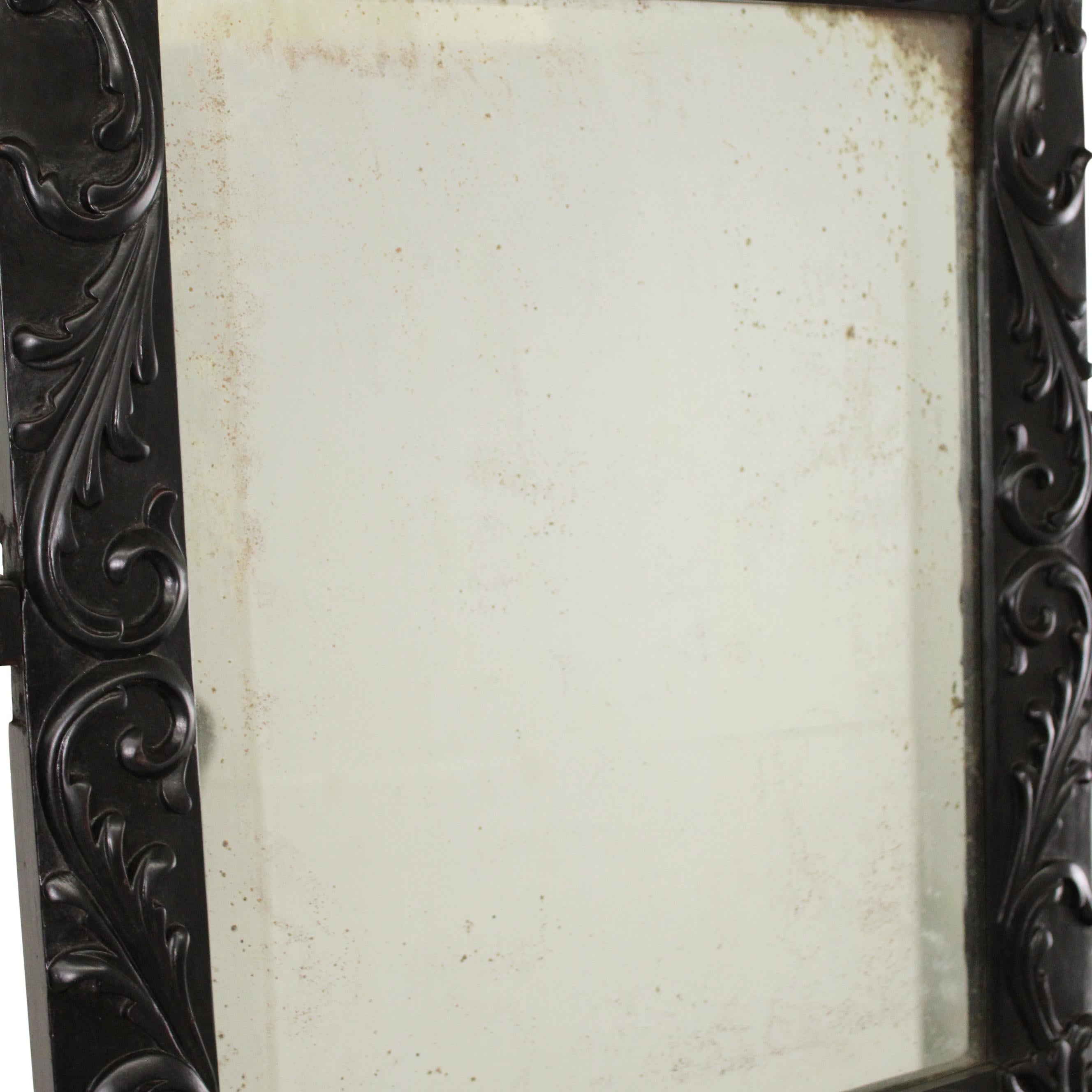 19th Century 19th C. Mahogany Table Vanity For Sale