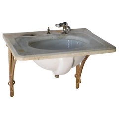 19th Century Marble Vanity / Sink