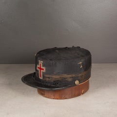 19th C. Masonic Knights Templar Hat, c.1800s