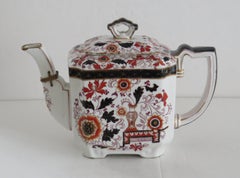 Mason's Ashworth's Ironstone Teapot in Old Japan Vase Pattern, circa 1875