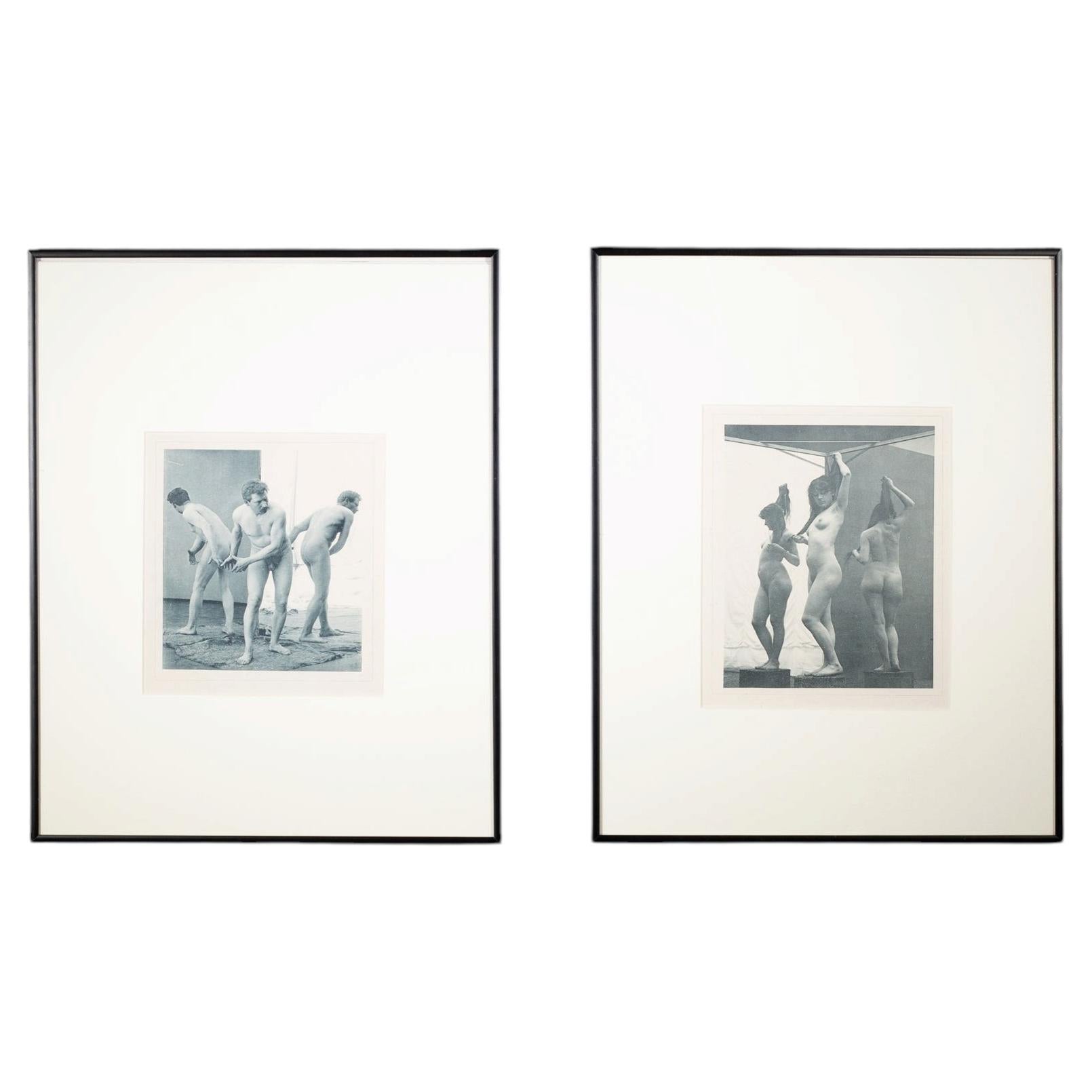 19th c. Max Koch & Otto Rieth Nude Collotype Photographs c.1894