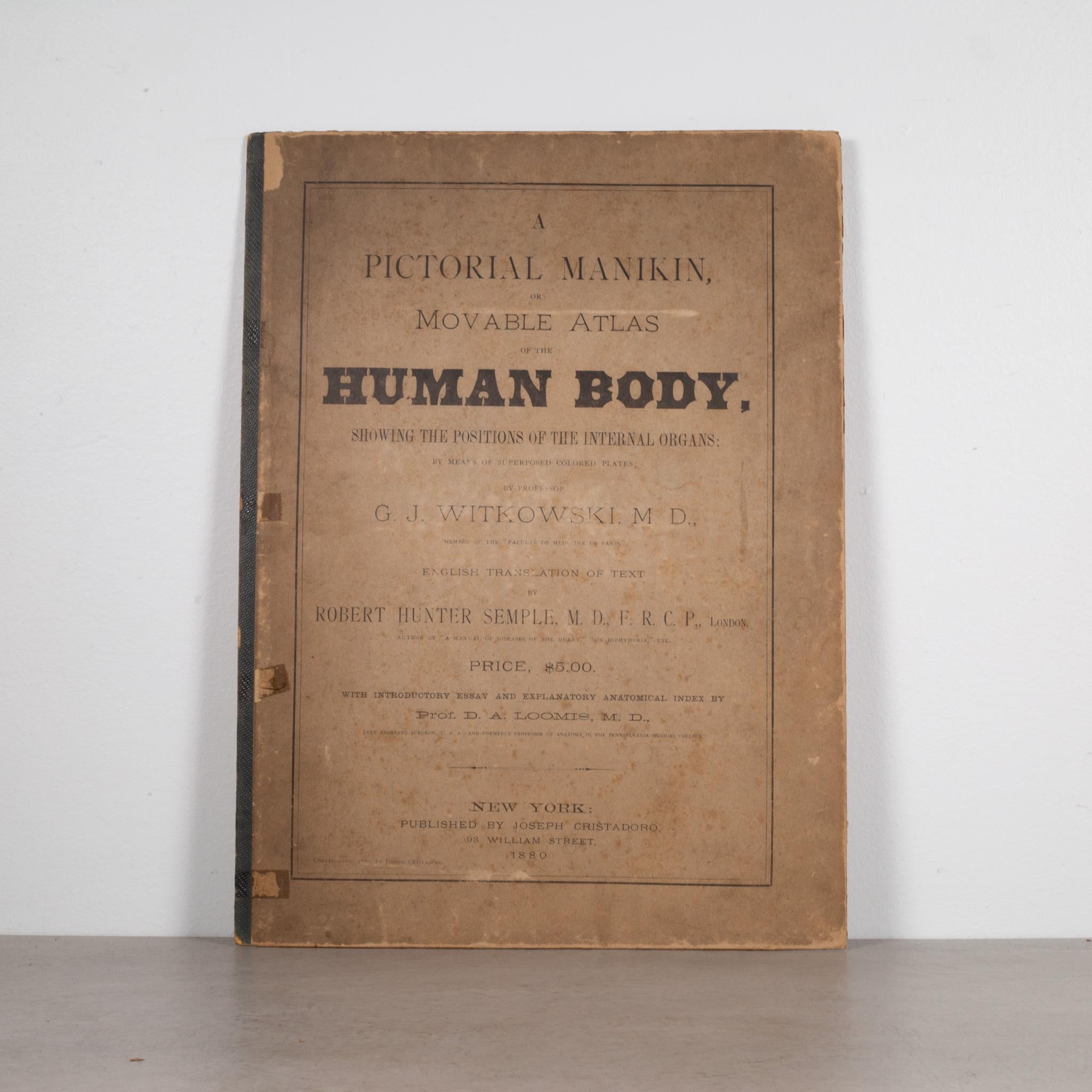19th c. Medical Movable Atlas Book of the Human Body, c.1880 7