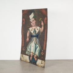 19th C. Mexican Retablo "El Nino De Atocha" c.1800s