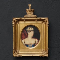 Mezzotint Portraits of Princess Charlotte and Prince Leopold's Marriage
