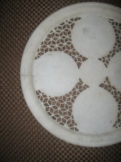 19th Century Moghul Marble Plate