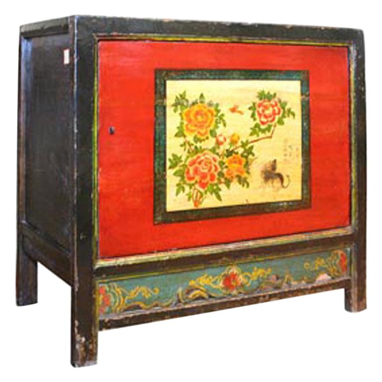 19th c. Mongolian Cabinet For Sale