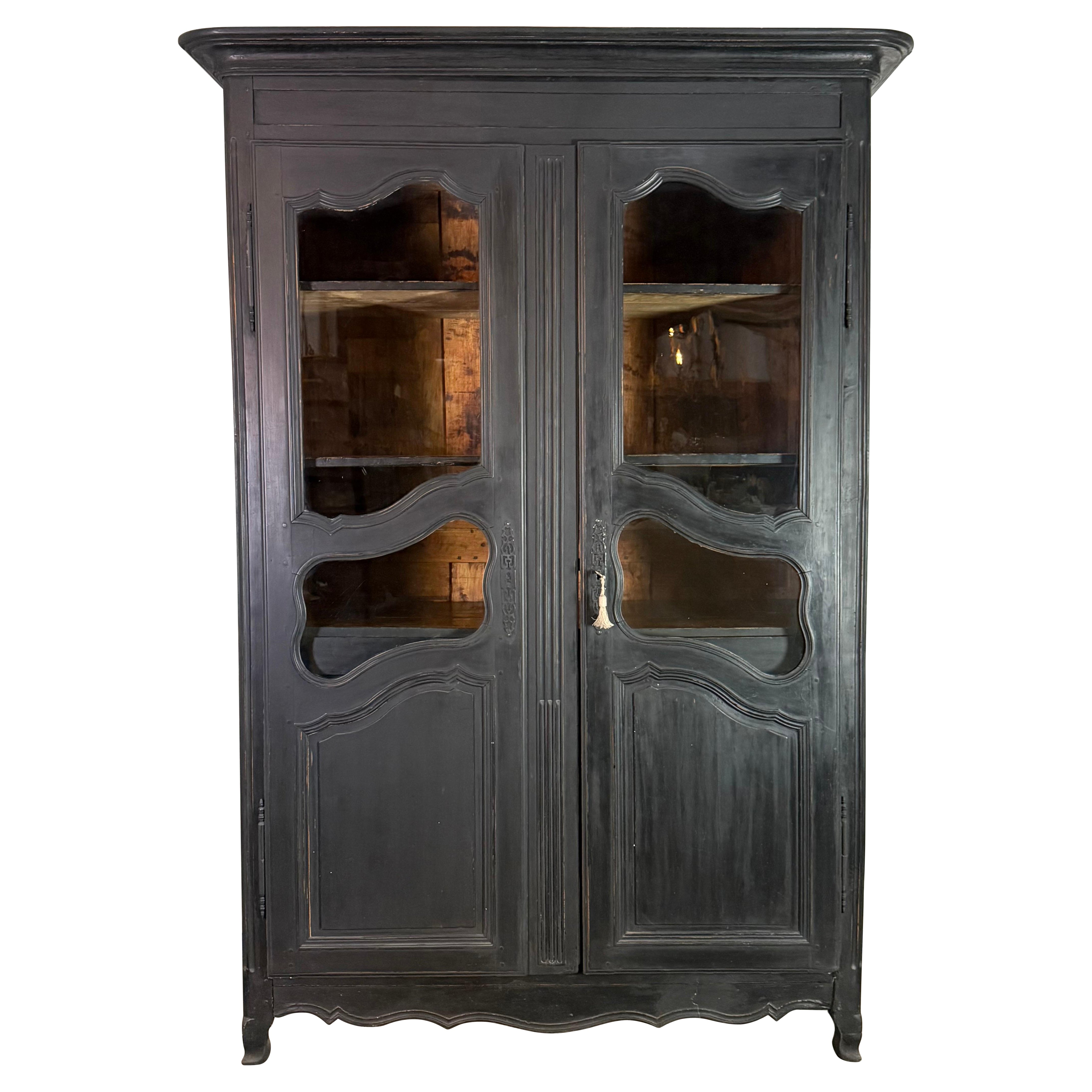 A.I.C. Napoleon III Armoire peinte du 19ème siècle en vente