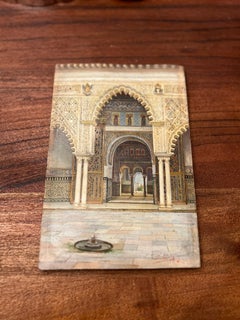 19th C, Orientalist Architectural Interior of Alcazar of Seville by Tomas Aceves