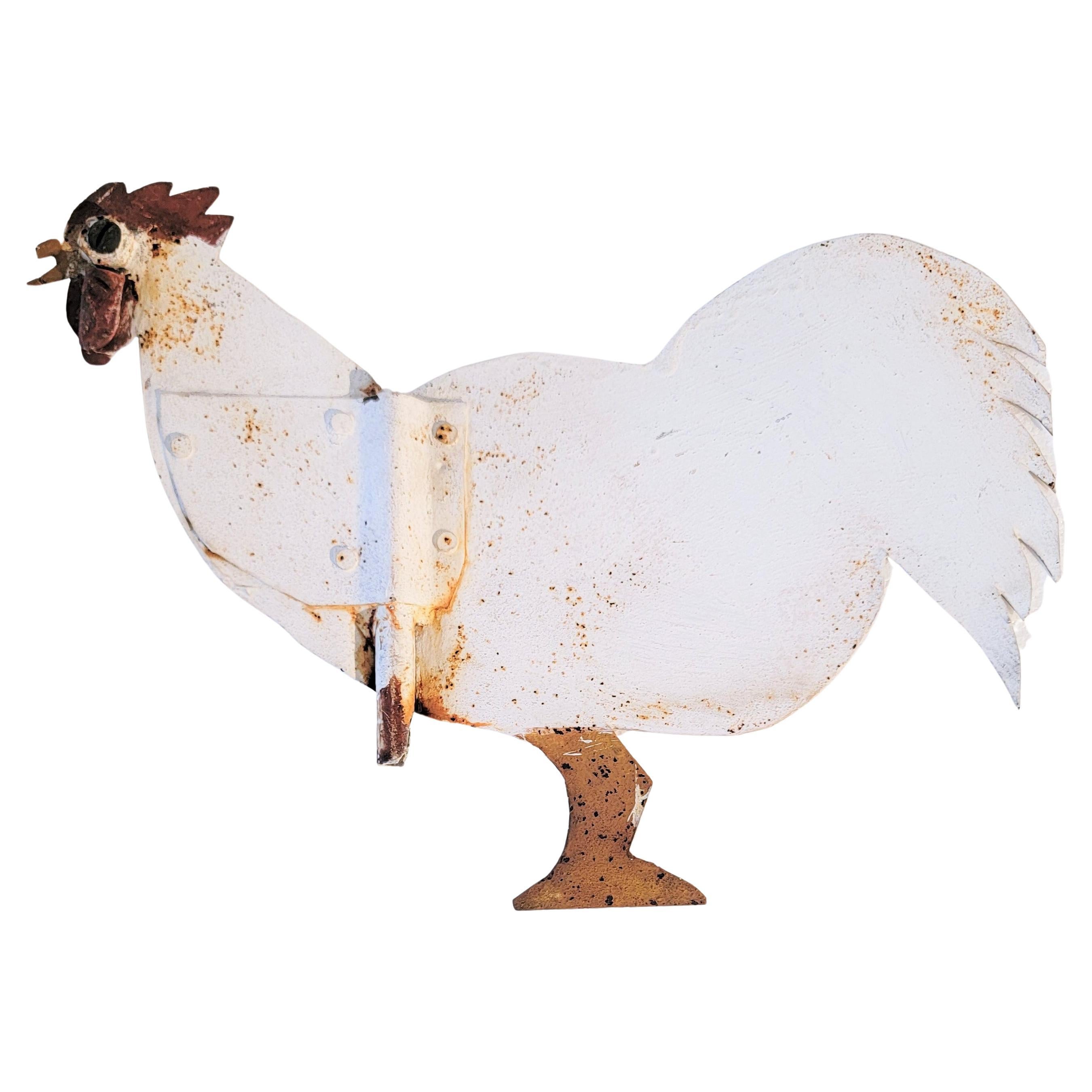 19th C original painted Rooster Weathervane from Pennslyvania. Nice original painted surface.