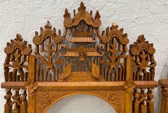19th Century Pair of Hand Carved Anglo Indian Teak Wood Picture Frames