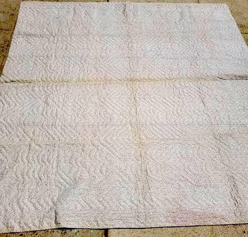 19th C Paisley Double Irish Chain Quilt, Dated 1886 In Good Condition For Sale In Los Angeles, CA
