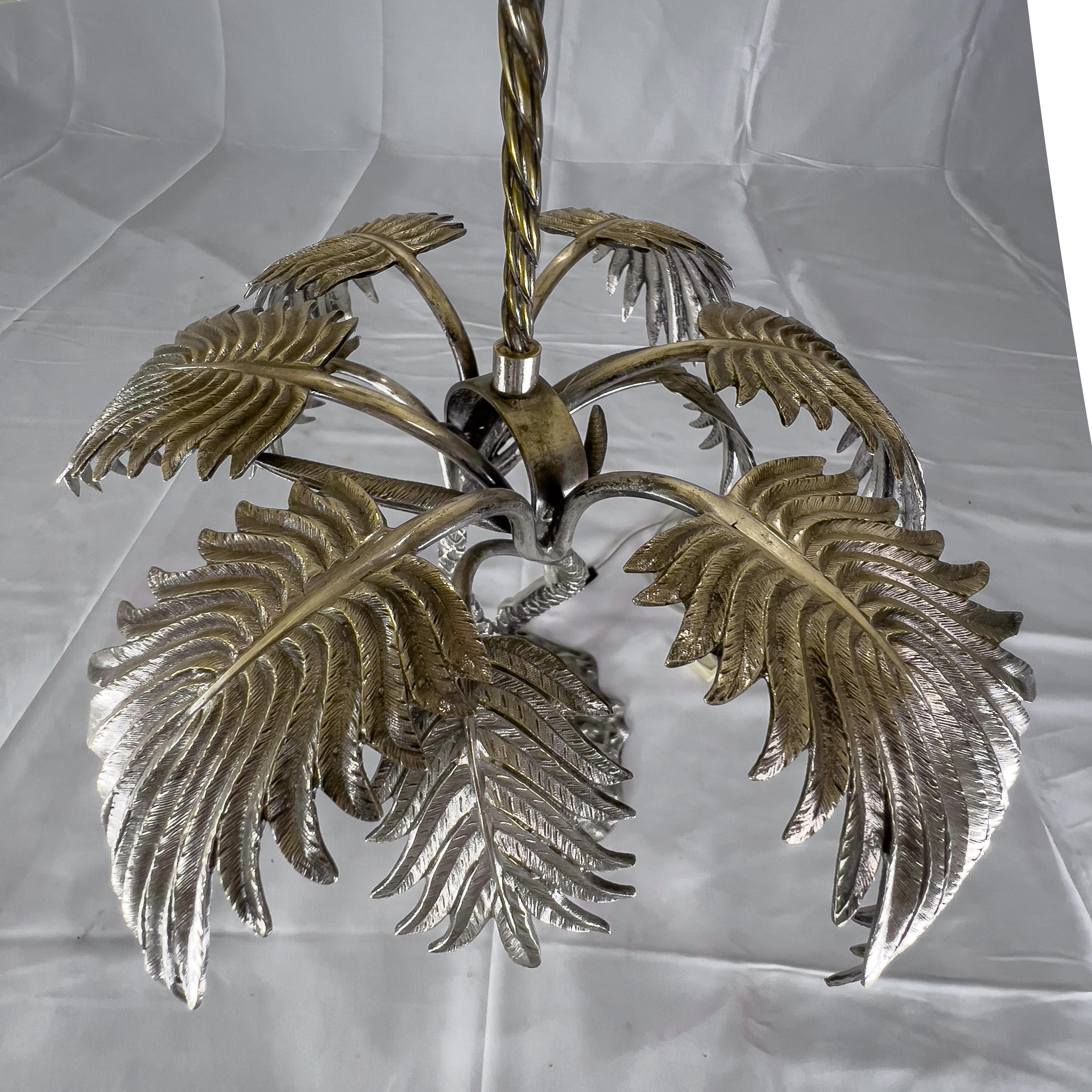 19th c. Palm Tree Lamp For Sale 4