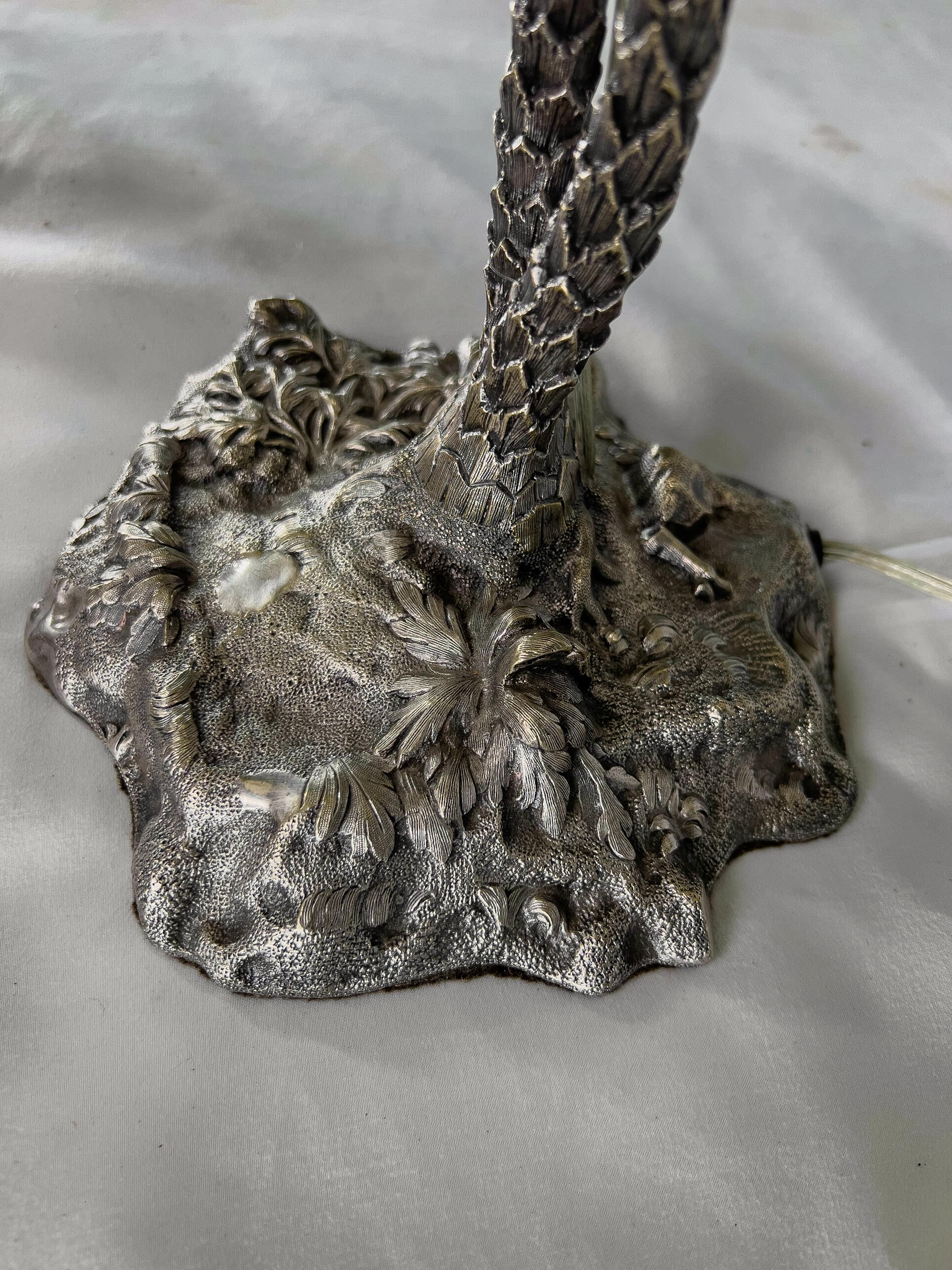 19th c. Palm Tree Lamp For Sale 4