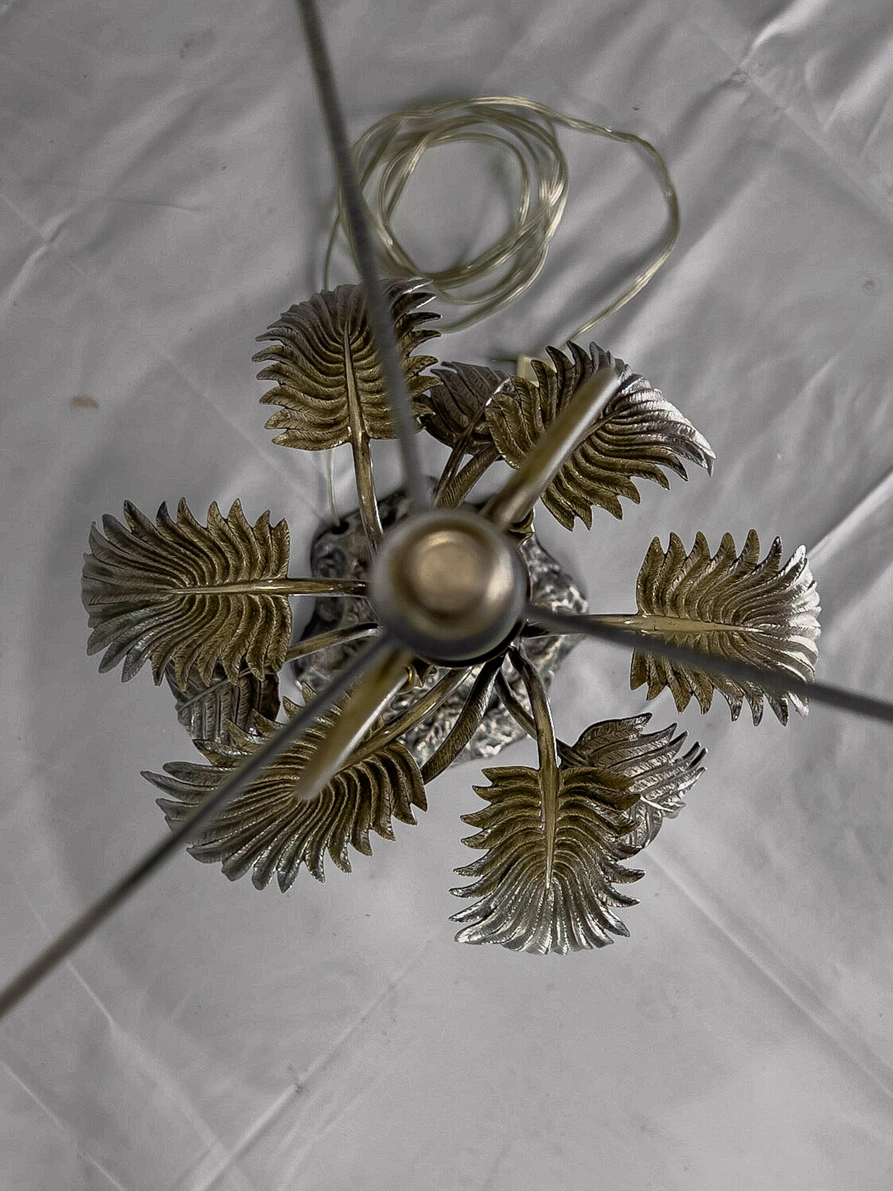 19th c. Palm Tree Lamp For Sale 7