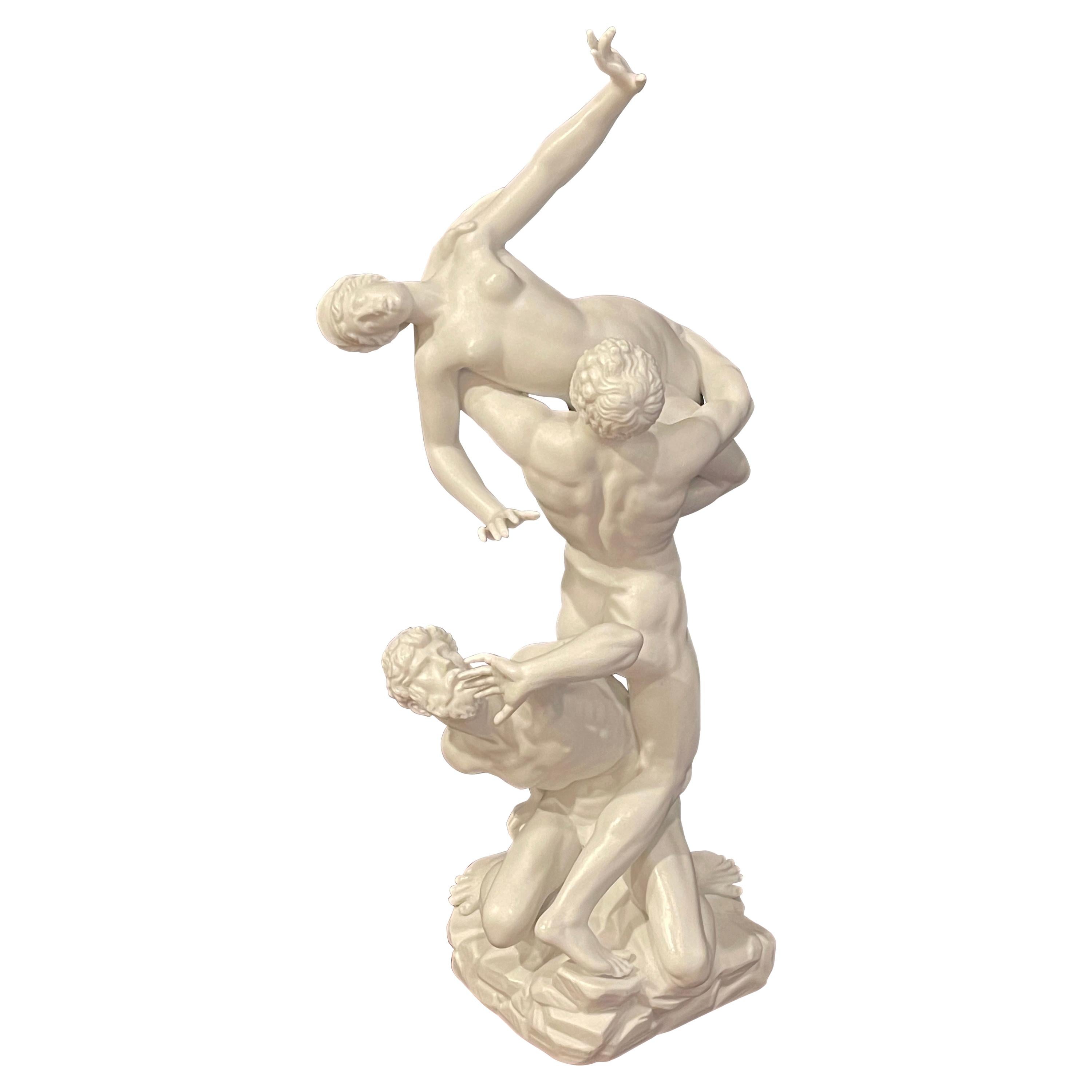 19th C Parian Model of Giambologna’s 'Abduction of a Sabine Woman'