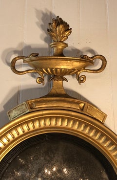 19th Century Period Regency Girandole Mirror Labeled John Hay & Son