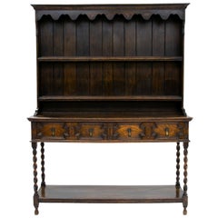 Antique 19th Century Petite Welch Dresser