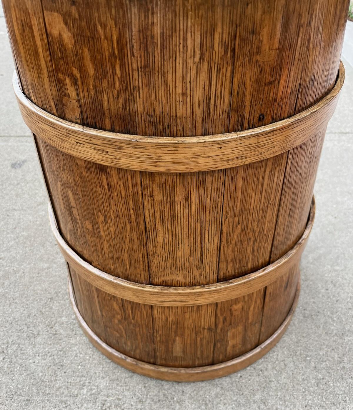 Hand-Crafted 19th C Piggin or Measure Bucket For Sale