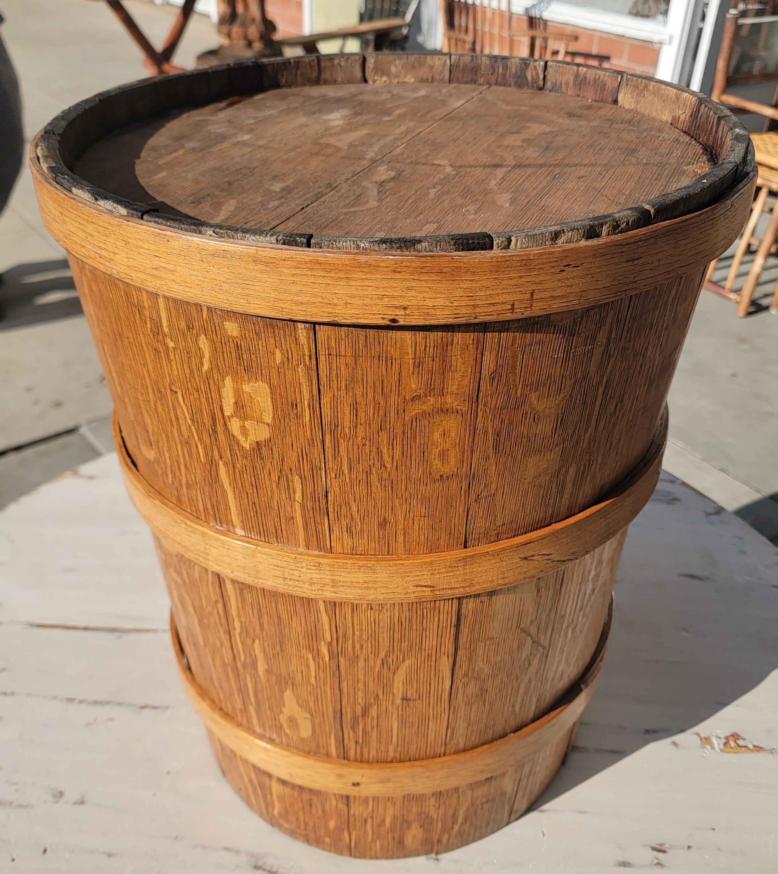 Adirondack 19th C Piggin or Measure Bucket