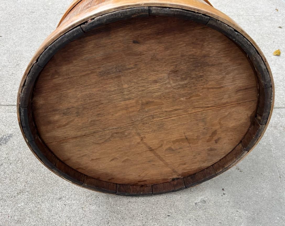 19th C Piggin or Measure Bucket In Good Condition For Sale In Los Angeles, CA