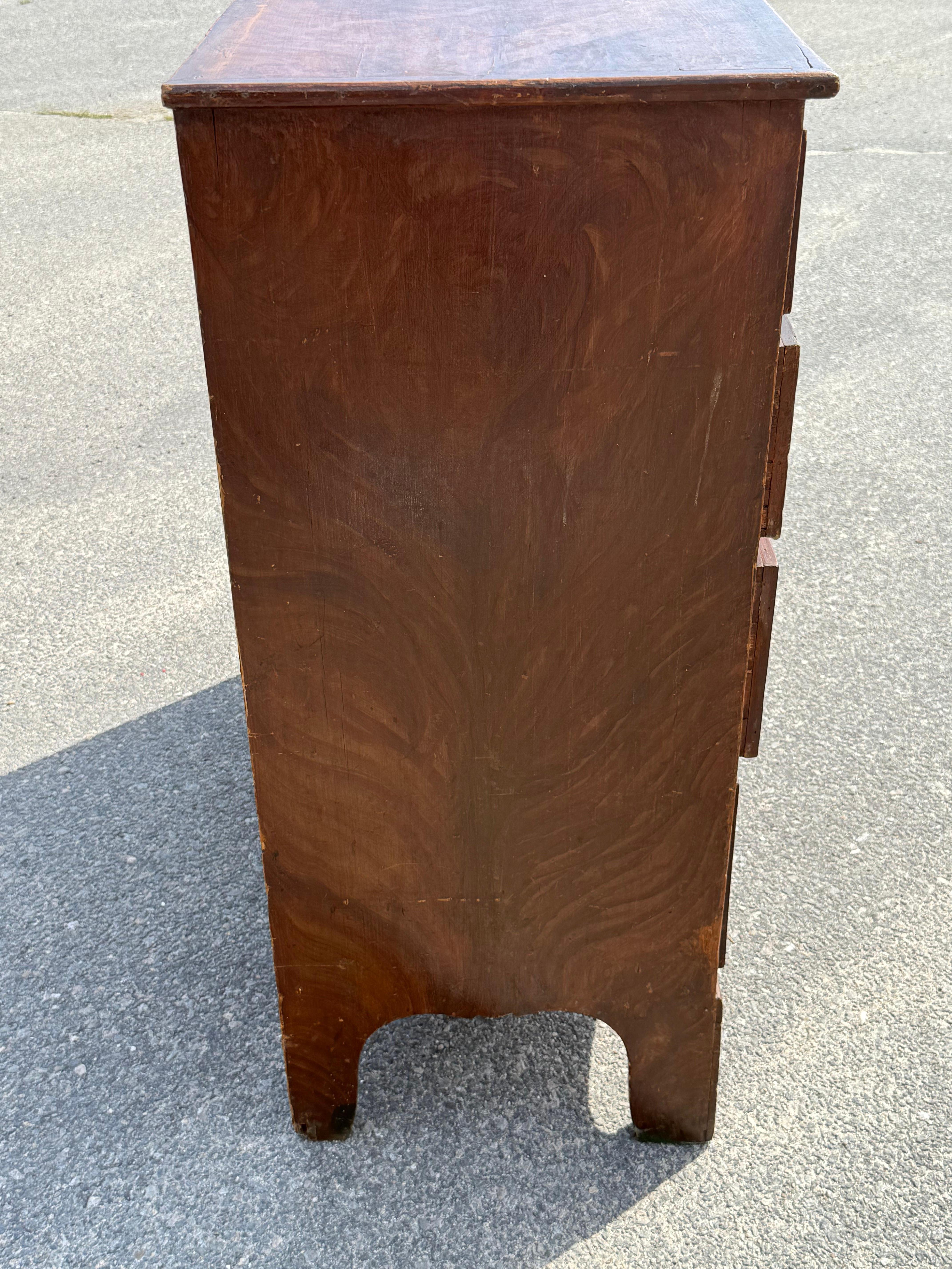 Canadian 19th c. Pine Chest of Drawers For Sale