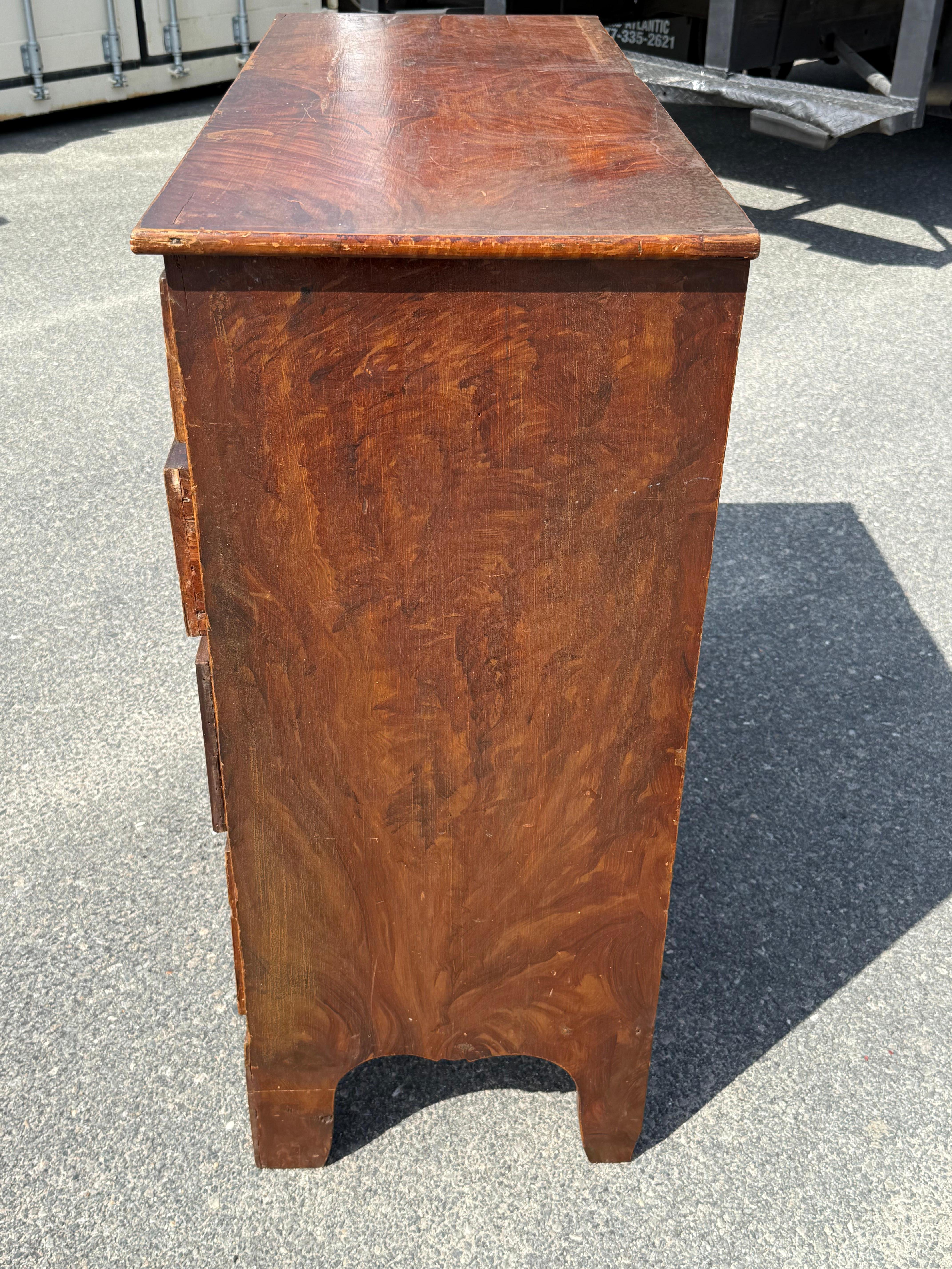 19th c. Pine Chest of Drawers In Good Condition For Sale In Nantucket, MA