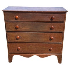 19th c. Pine Chest of Drawers
