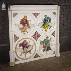 19th Century Plaster and Gesso Panel of the Four Evangelists