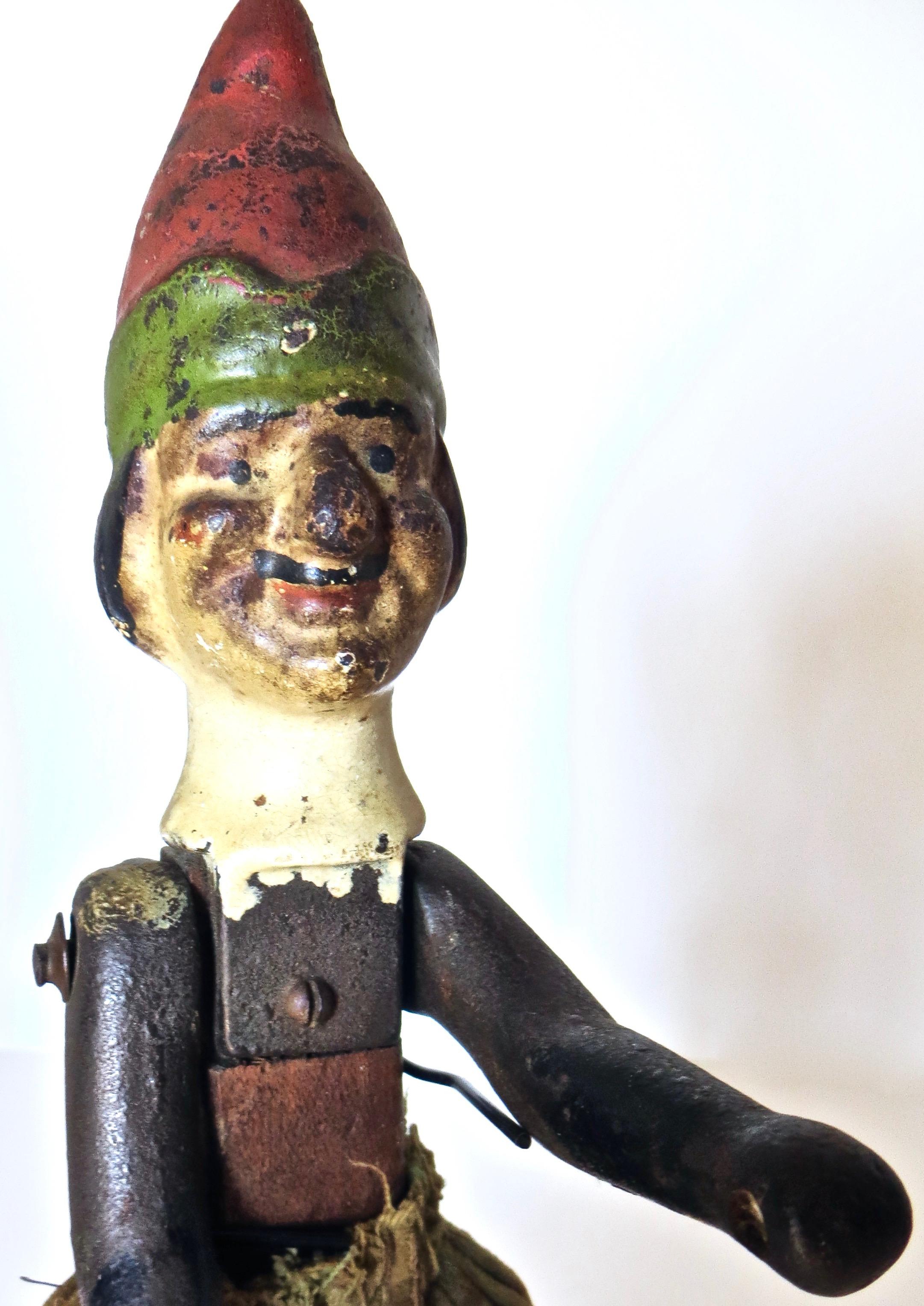 Textile 19th C. Popcorn Maker Figural 