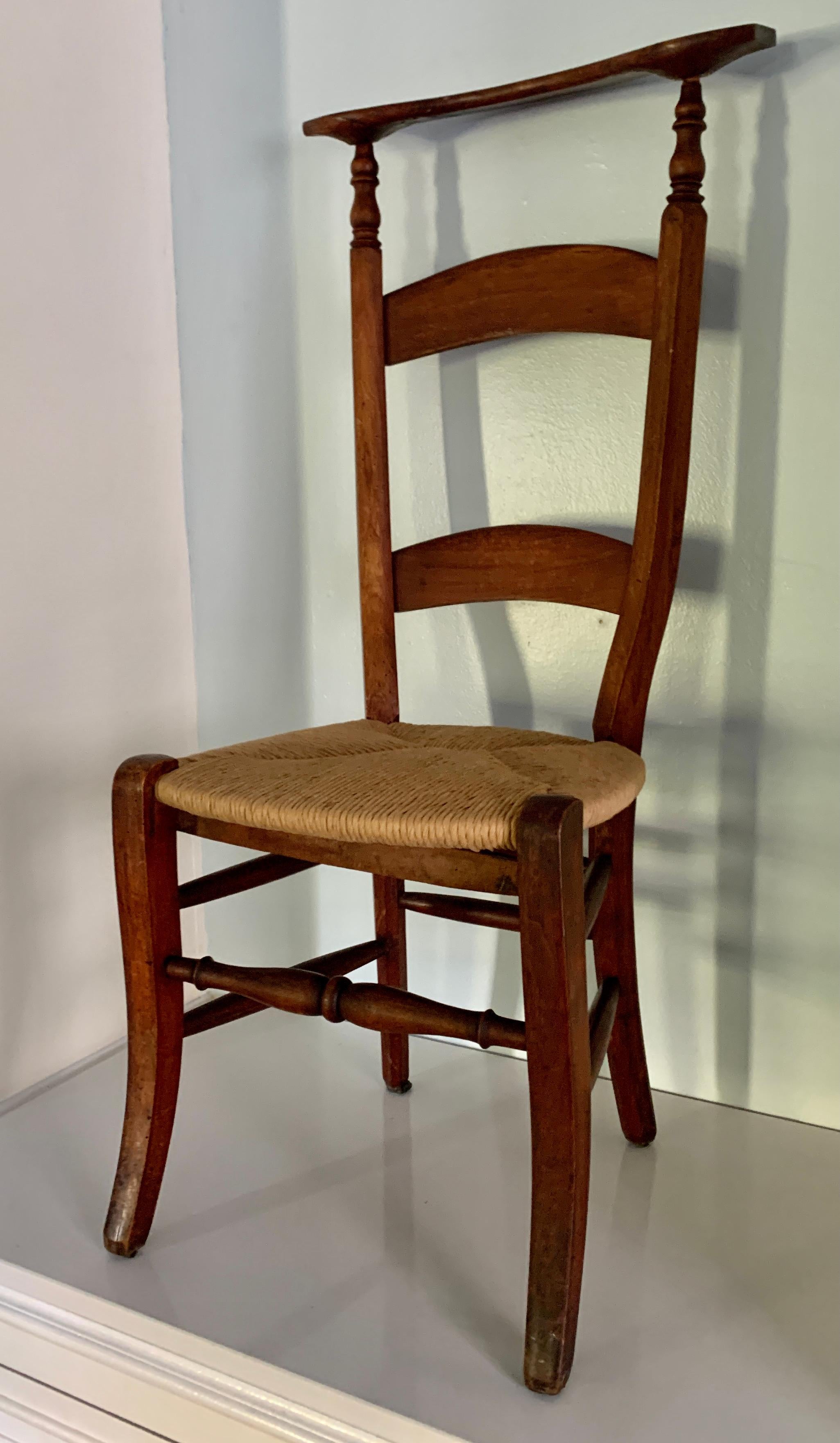 19th C. Prie Dieu Chair For Sale 3