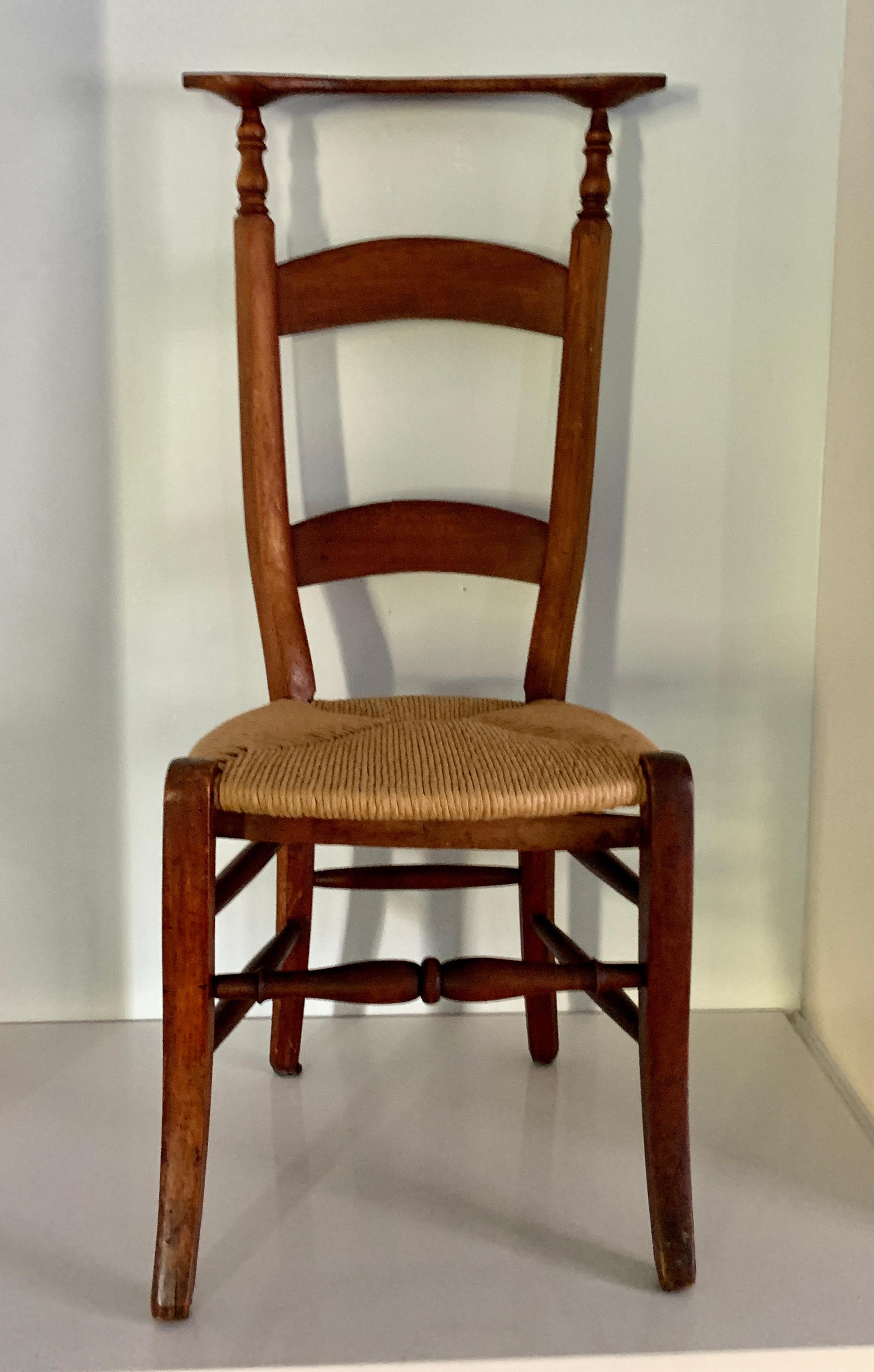 19th C. Prie Dieu Chair For Sale 2
