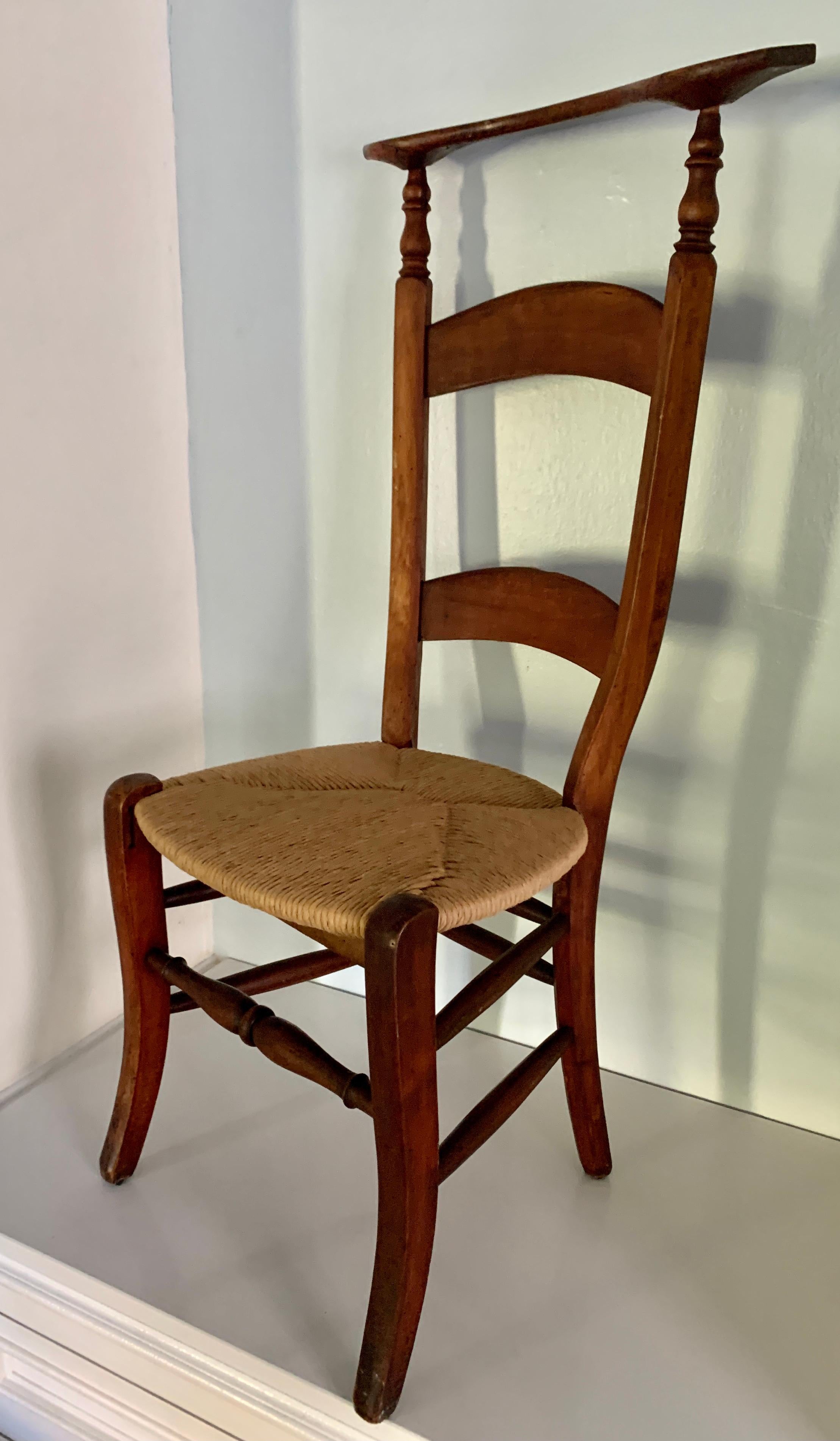 19th Century 19th C. Prie Dieu Chair For Sale