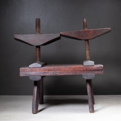 19th c. Primitive Book Binding Press