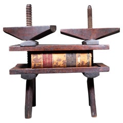 19th c. Primitive Book Binding Press