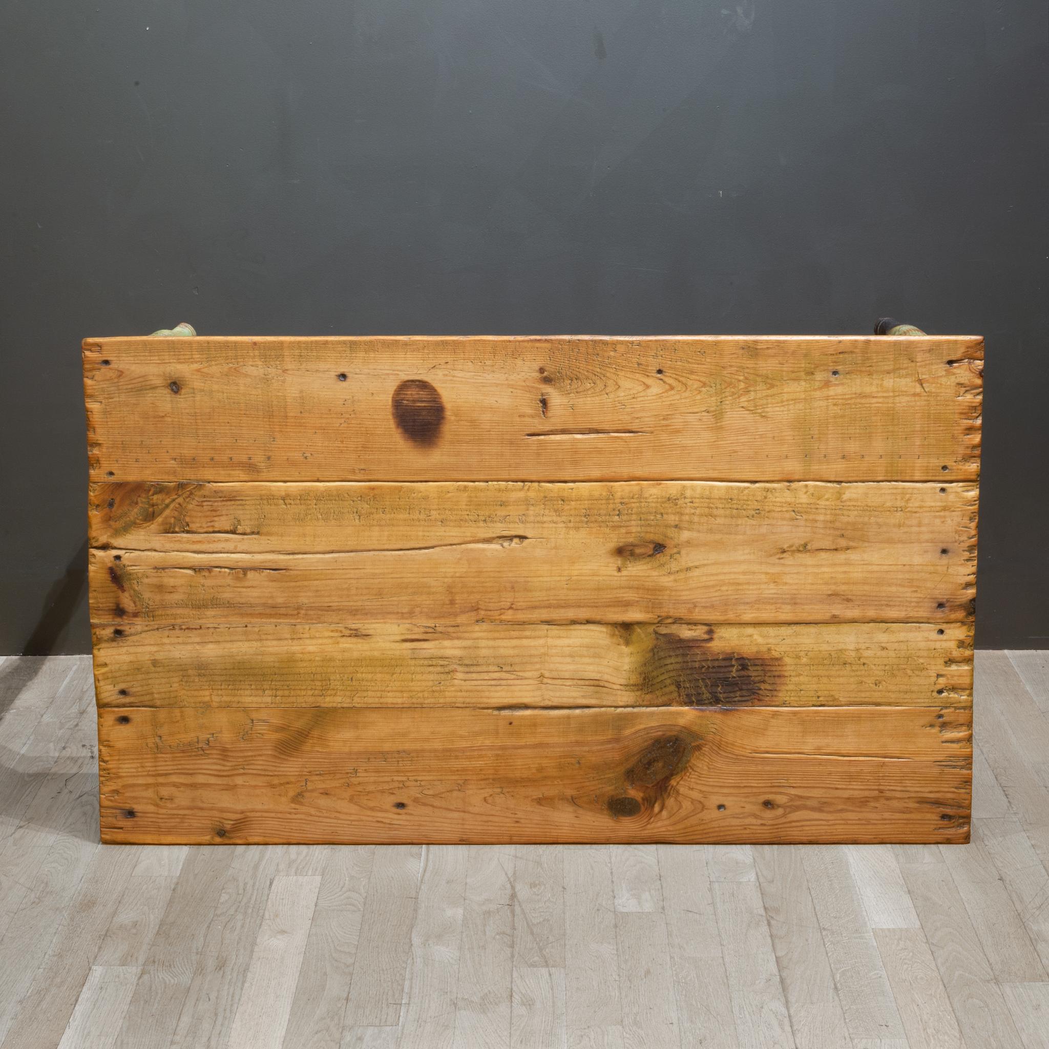 19th Century 19th C. Primitive Farmhouse Dining Table c.1880-1890