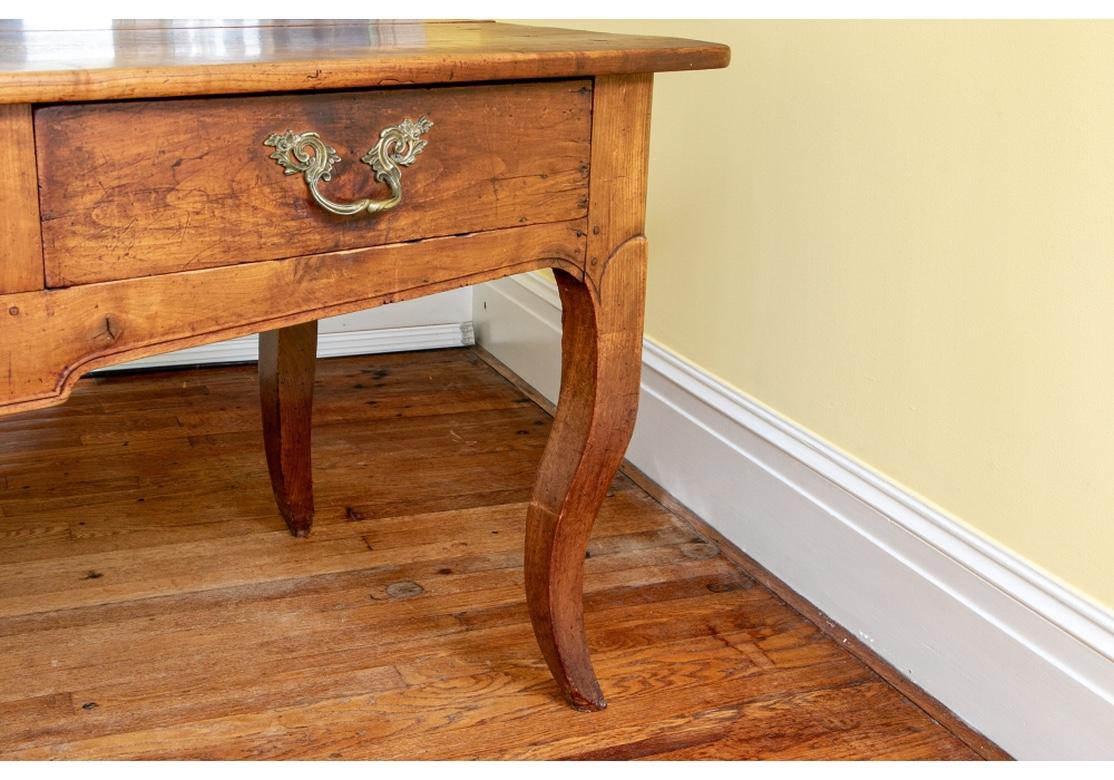 19th Century RusticFrench Cherry Work Table 2