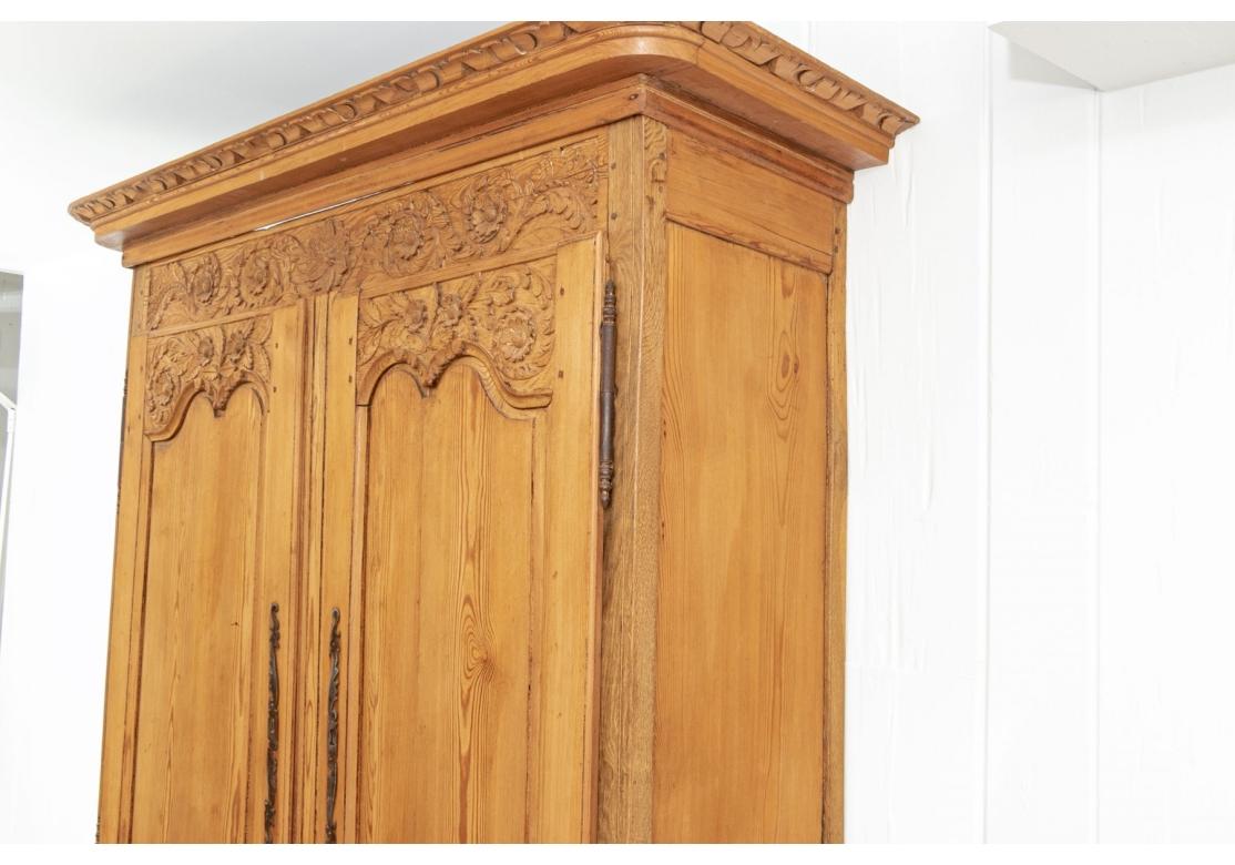 19th C. Provincial French  Pine Armoire/Cabinet For Sale 7