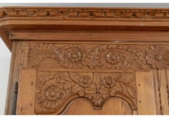 19th C. Provincial French  Pine Armoire/Cabinet